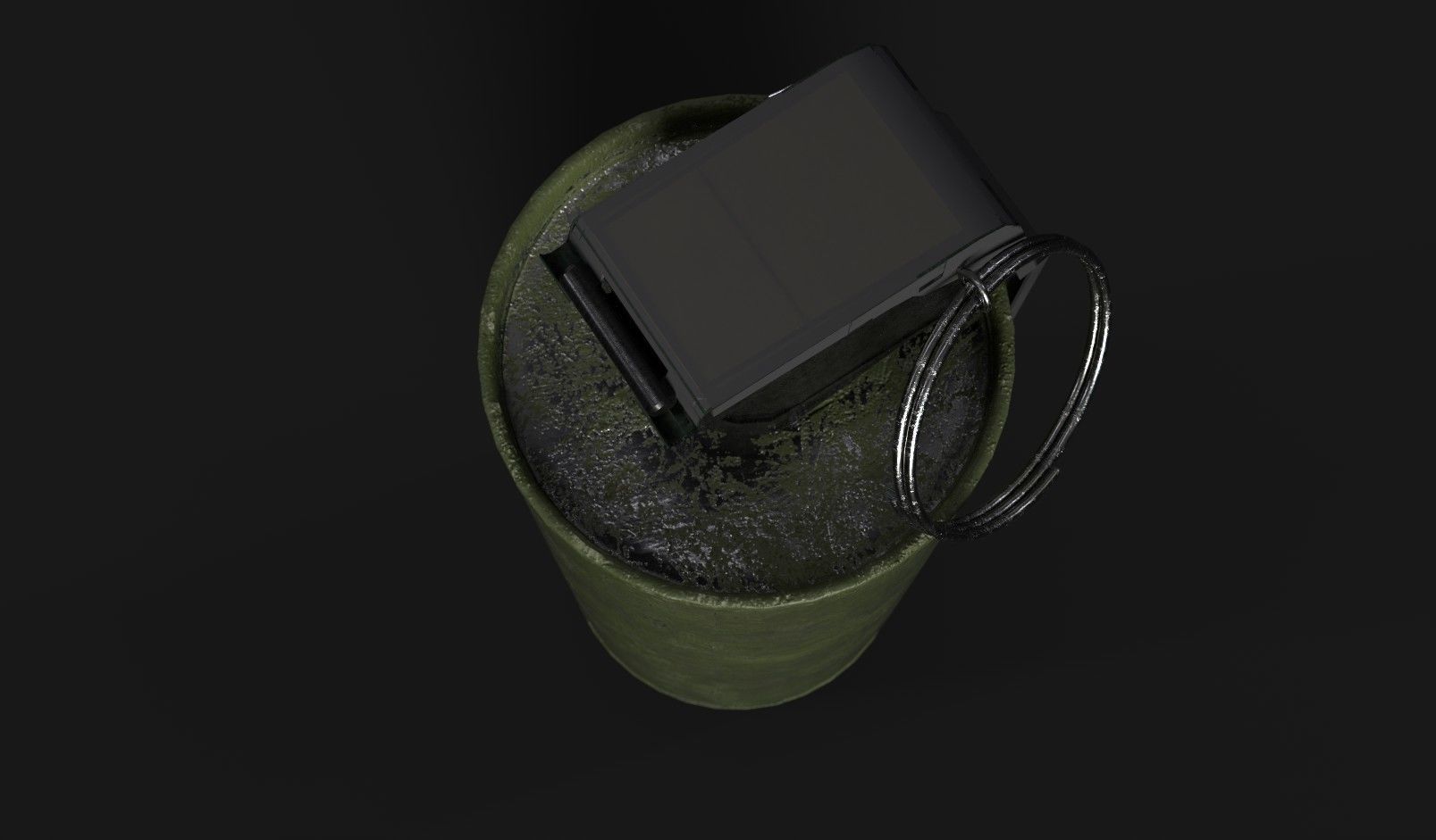 Frag hand grenades PACK Low-poly 3D model_29