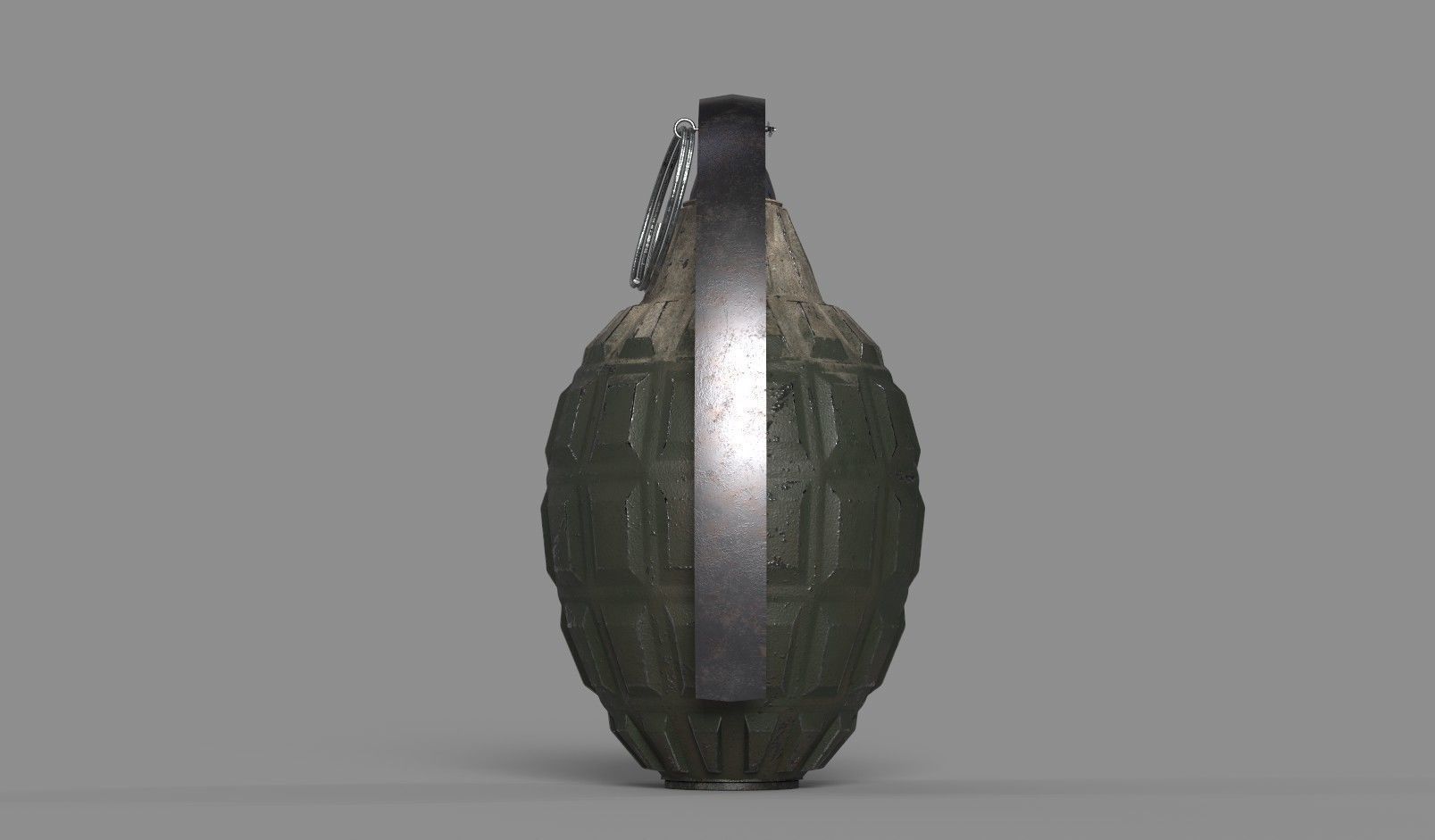 Frag hand grenades PACK Low-poly 3D model_3