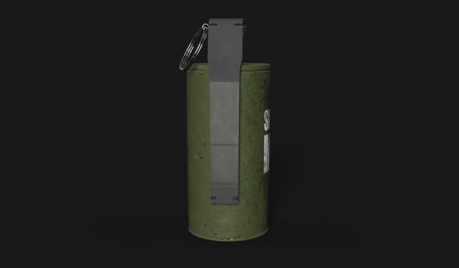Frag hand grenades PACK Low-poly 3D model_23