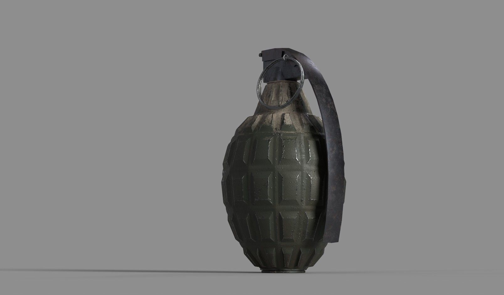 Frag hand grenades PACK Low-poly 3D model_2