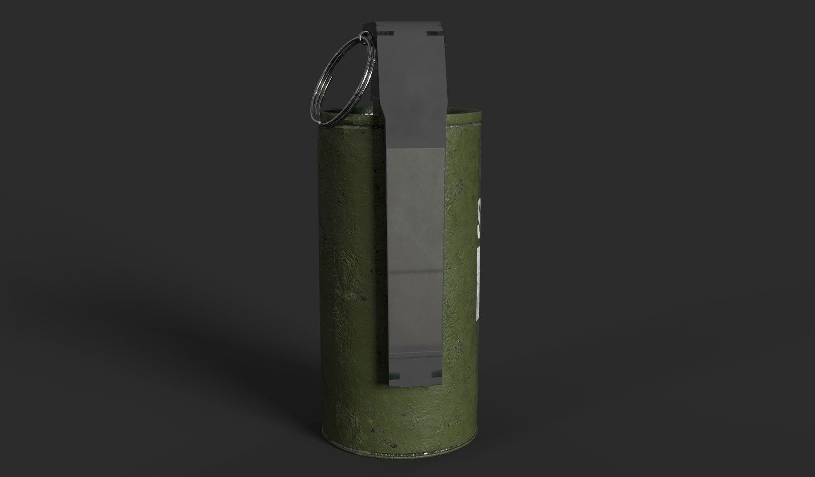 Frag hand grenades PACK Low-poly 3D model_30