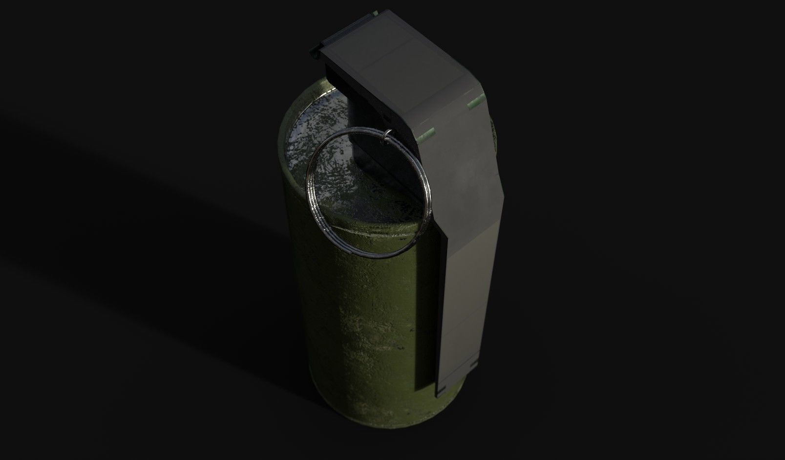 Frag hand grenades PACK Low-poly 3D model_35