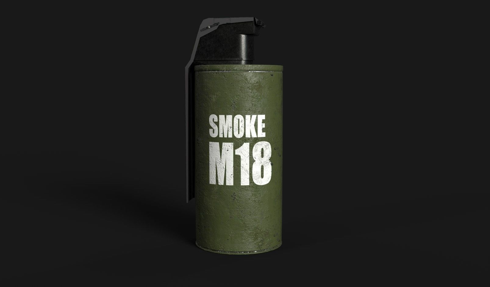 Frag hand grenades PACK Low-poly 3D model_26