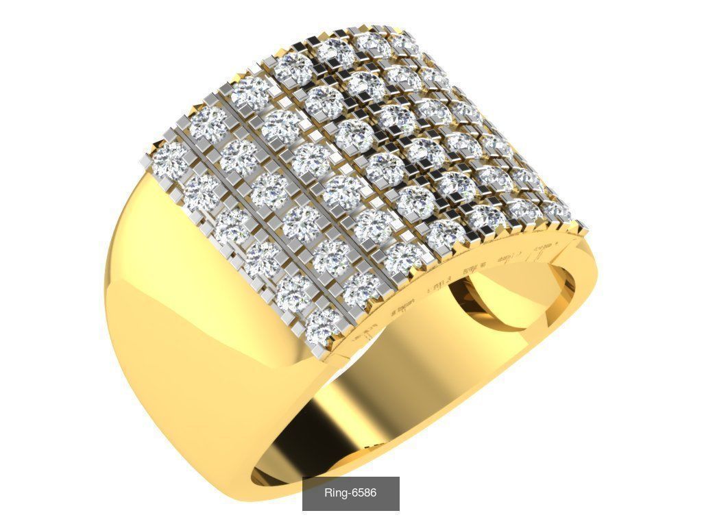52 Groom Gents Ring 3D Model Collection_38