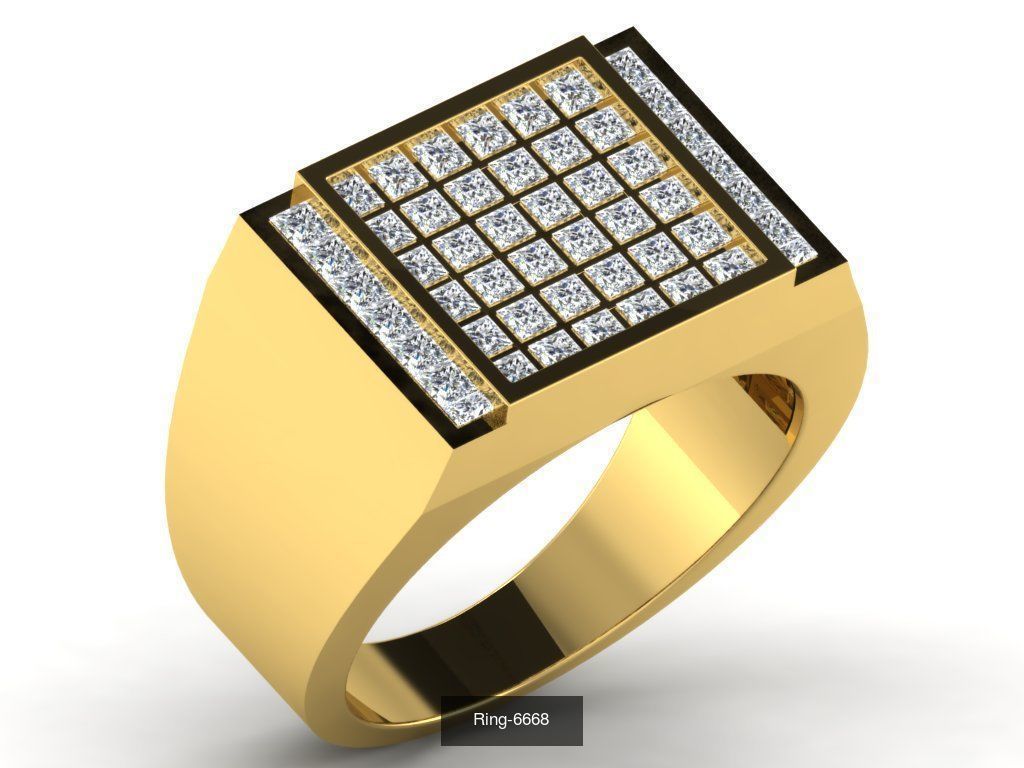 52 Groom Gents Ring 3D Model Collection_32