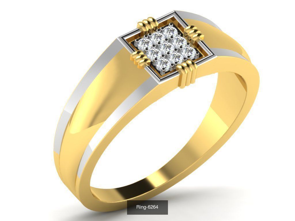 52 Groom Gents Ring 3D Model Collection_19