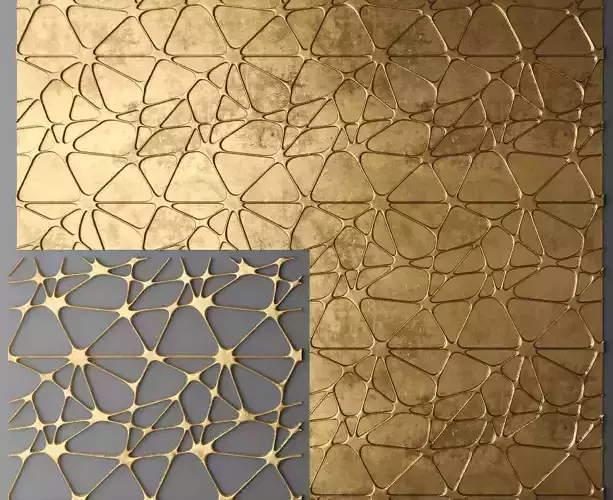 Panel lattice grille