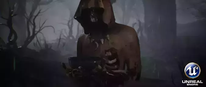 corpse zombie meditating