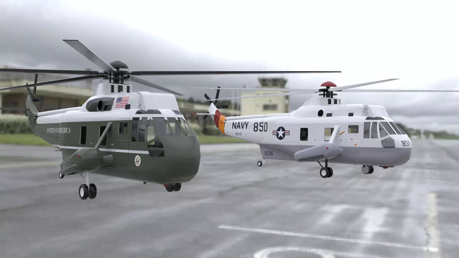 helicopter Free low-poly 3D model