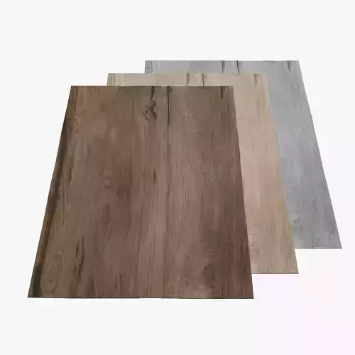 Woods three different wood panels