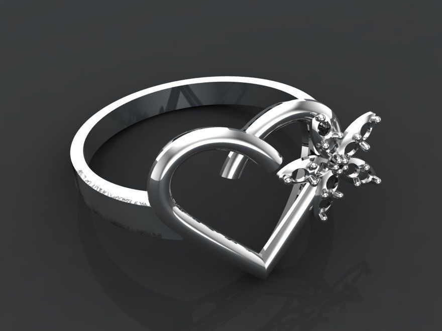 3D Gold Rings Collection Jewelry Models 3D print model_7
