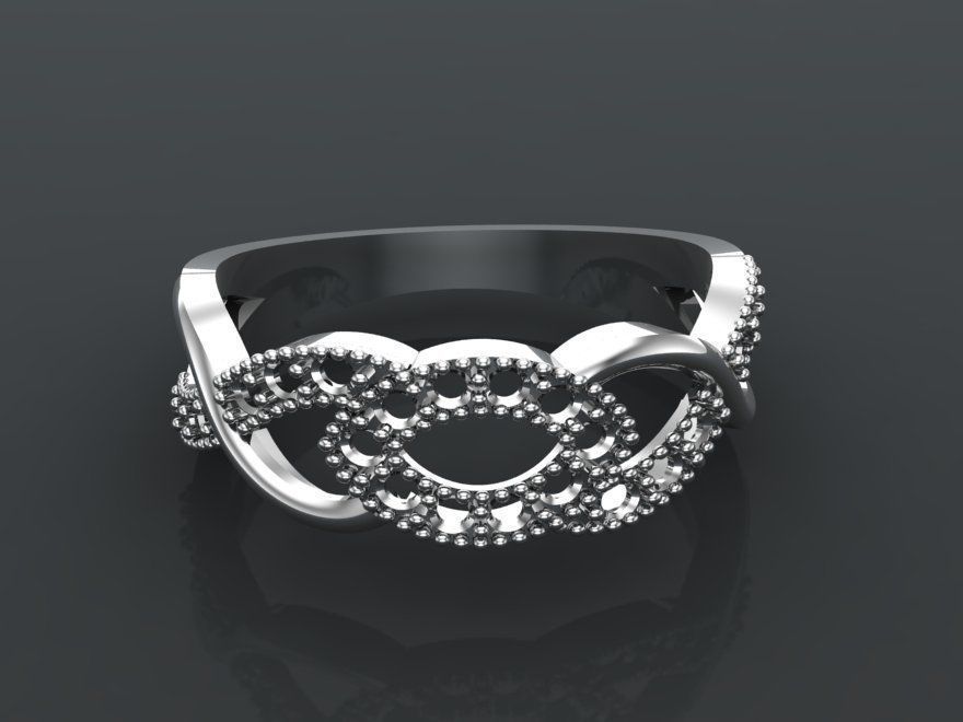 3D Gold Rings Collection Jewelry Models 3D print model_11