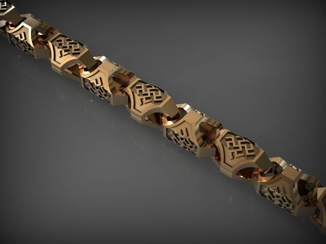 Chain Link 77 3D print model