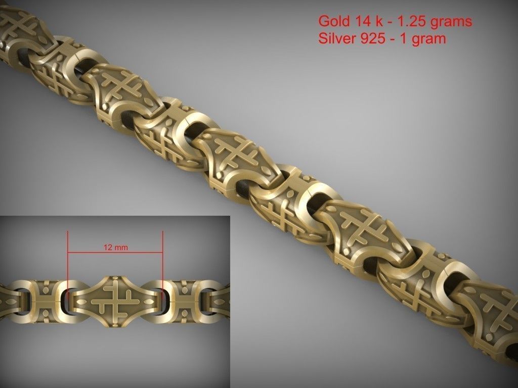 Chain Link 78 3D print model_1