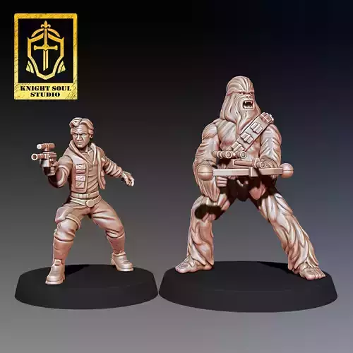 PACK SMUGGLER AND BODYGUARD 3D print model
