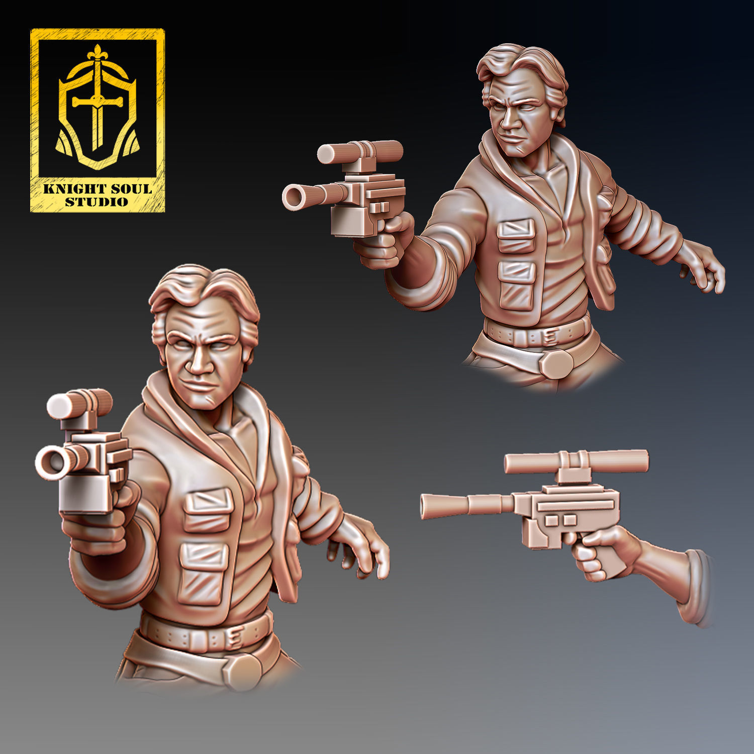 PACK SMUGGLER AND BODYGUARD 3D print model_9