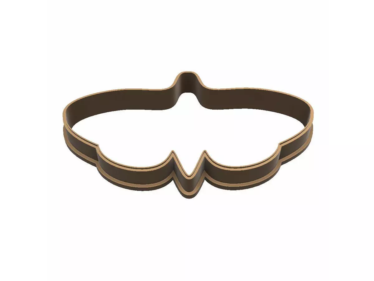 0158 Butterfly 02 cookie cutter 3D print model_0