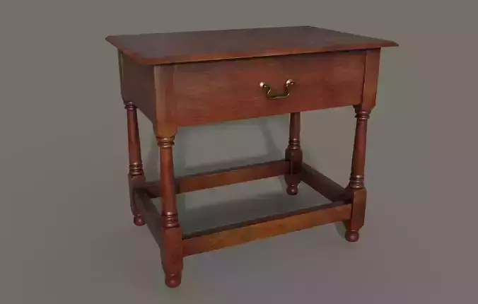 Antique 18th Century Wood Joined Side Table PBR