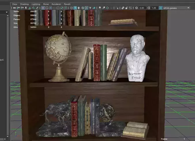 PBR Full Bookshelf