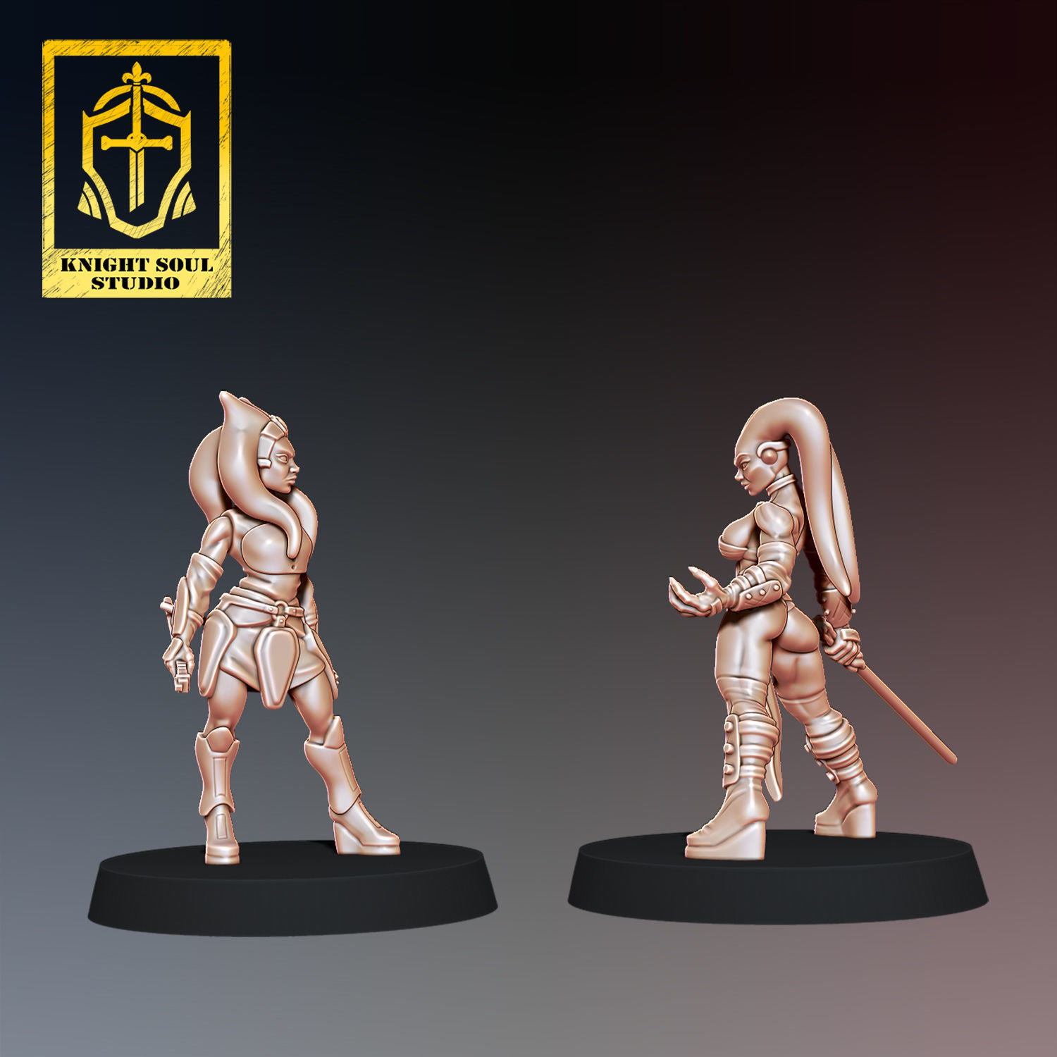 PACK DARK CLAW V REBEL KNIGHT 3D print model_2