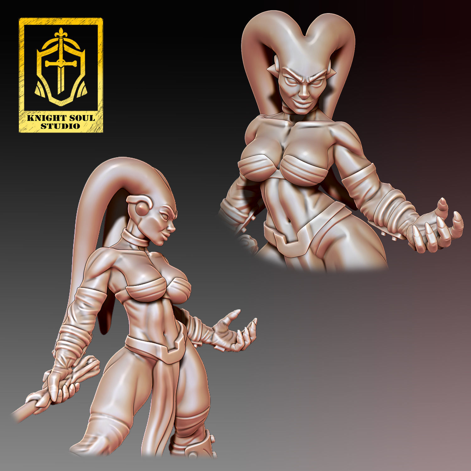 PACK DARK CLAW V REBEL KNIGHT 3D print model_4