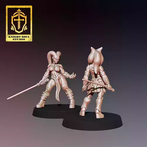 PACK DARK CLAW V REBEL KNIGHT 3D print model