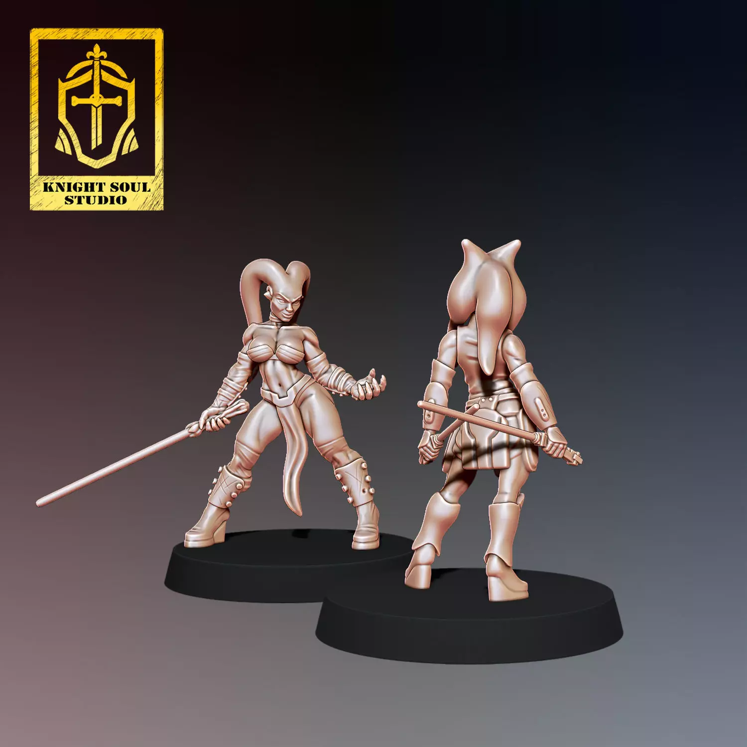 PACK DARK CLAW V REBEL KNIGHT 3D print model_0