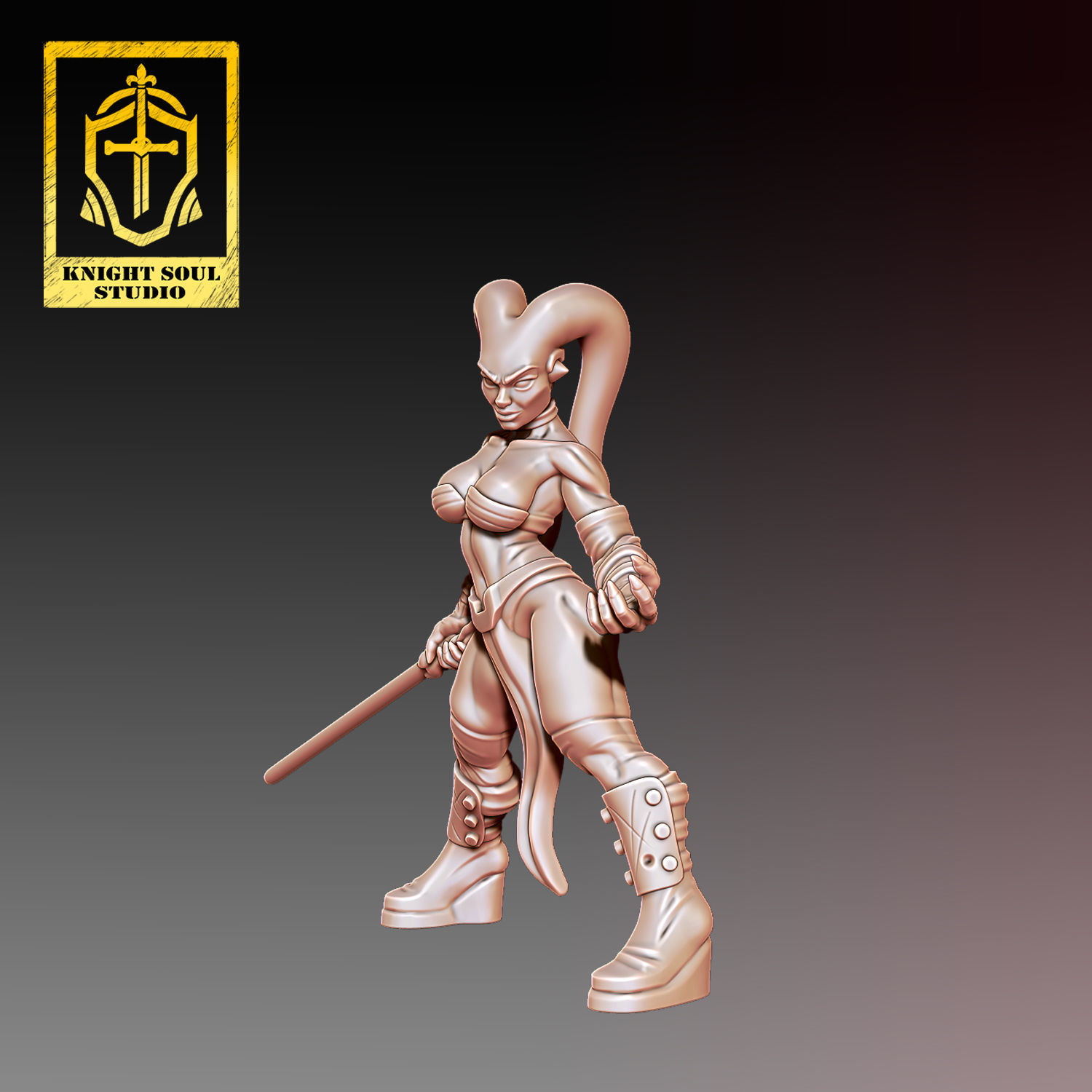 PACK DARK CLAW V REBEL KNIGHT 3D print model_10