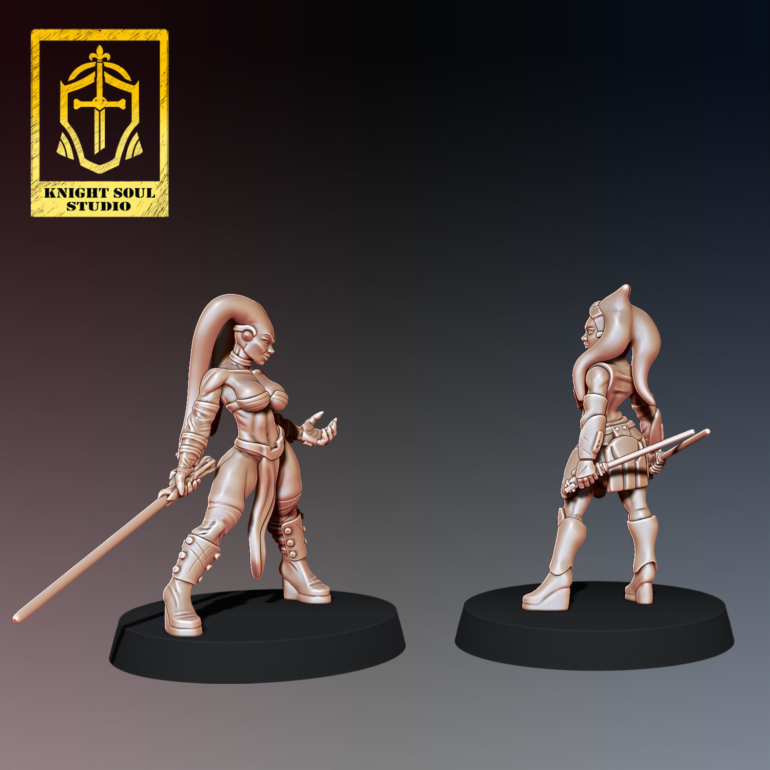 PACK DARK CLAW V REBEL KNIGHT 3D print model_1