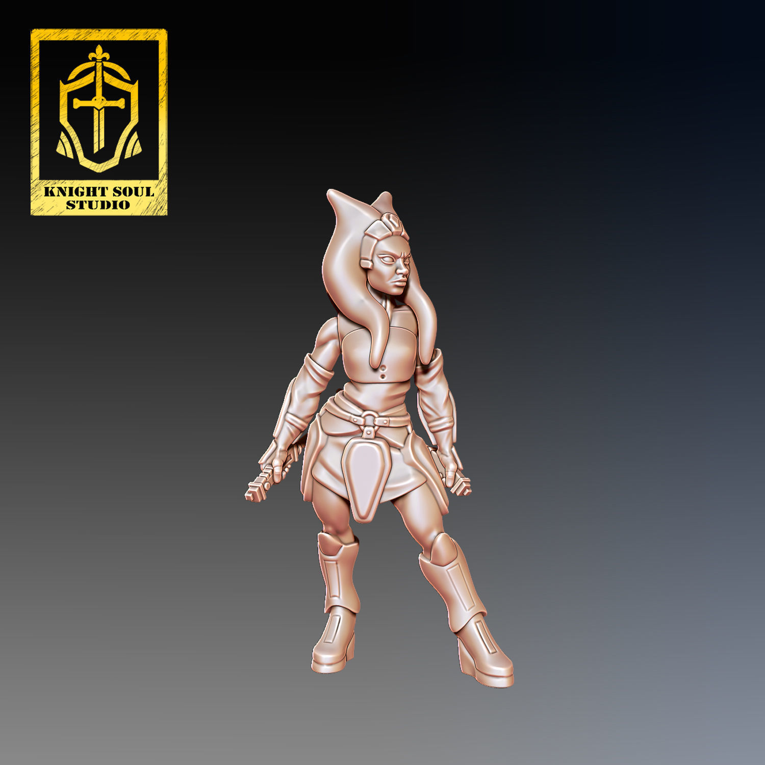PACK DARK CLAW V REBEL KNIGHT 3D print model_15