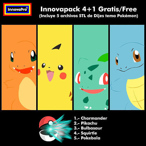 Innovapack Pokemon 3D print model