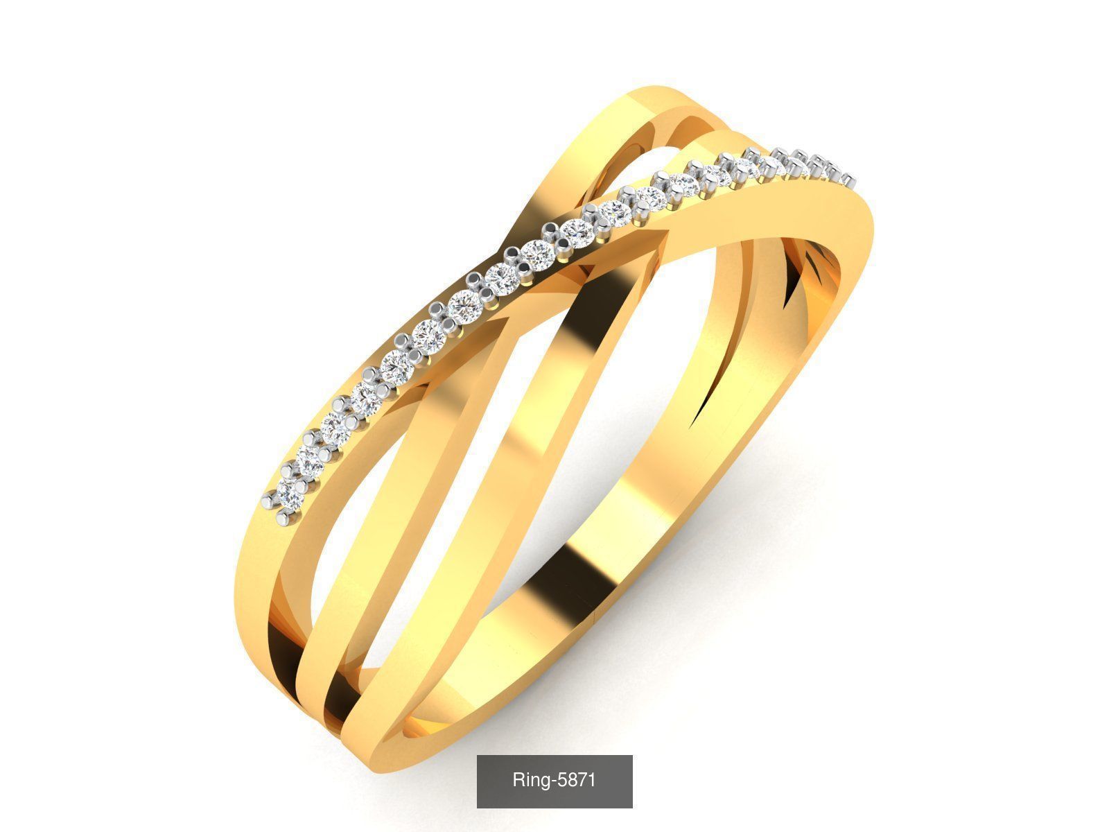 62 Bands Rings 3dm render details 3D Model Collection_28