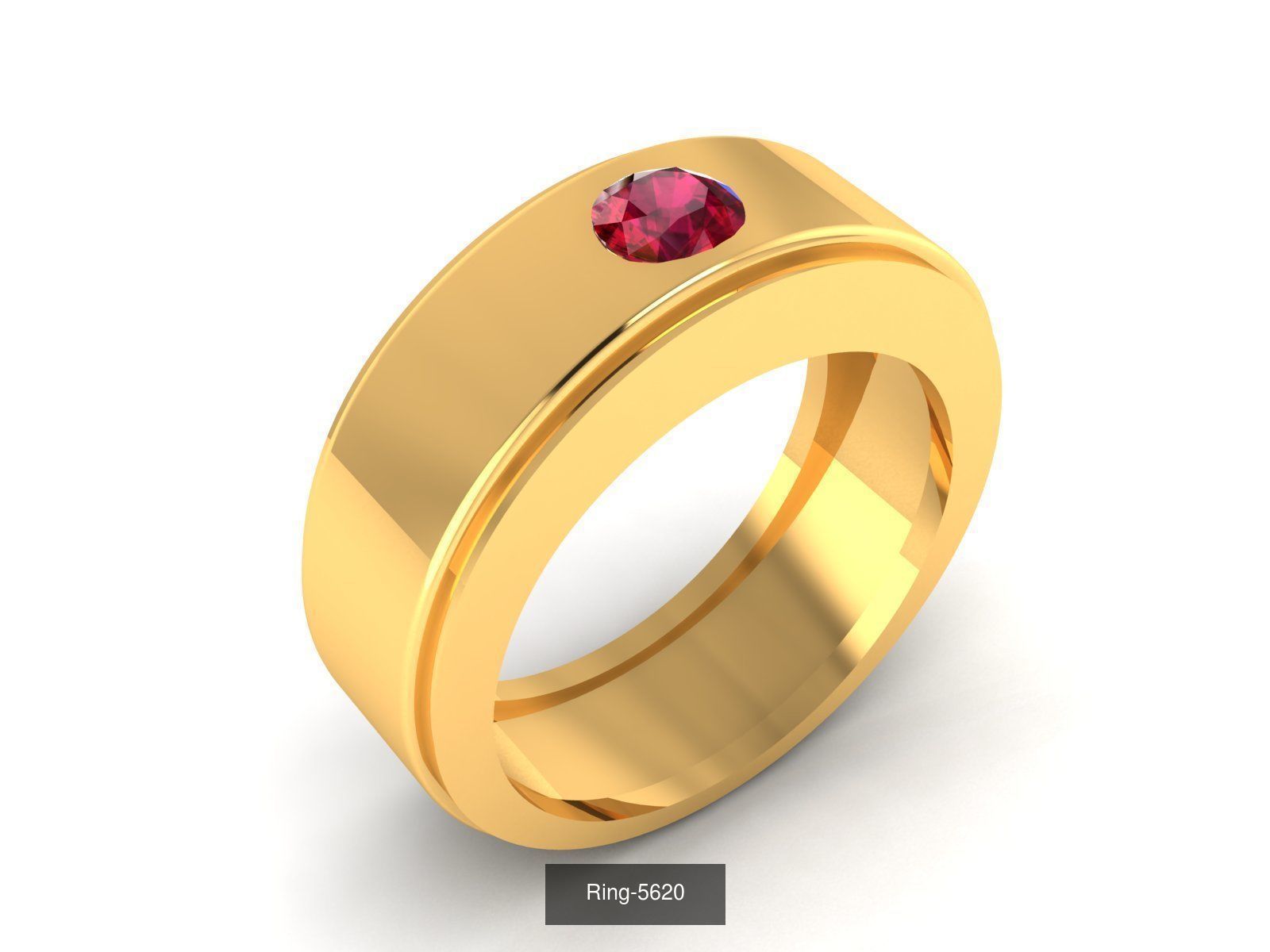 62 Bands Rings 3dm render details 3D Model Collection_12