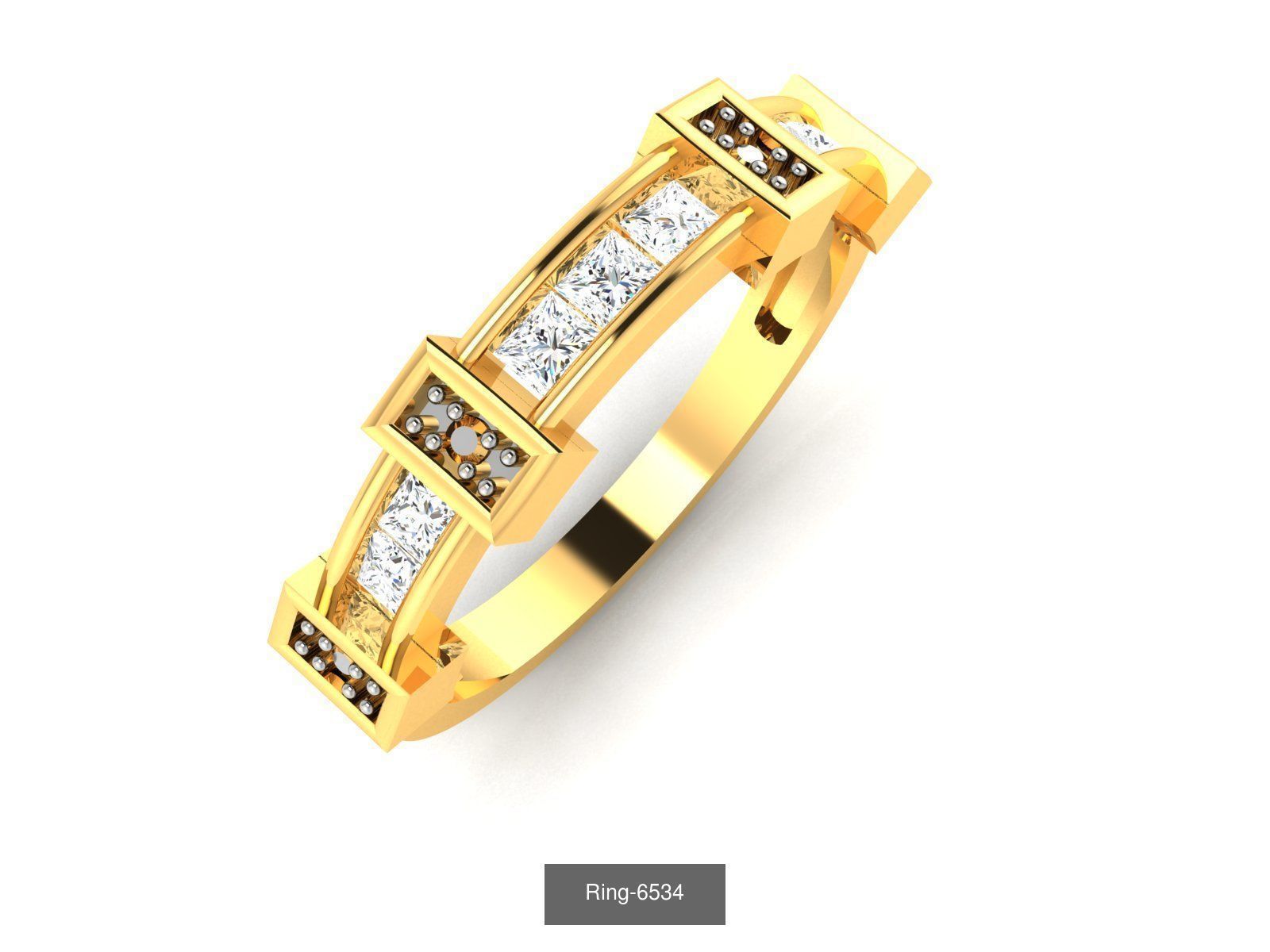 62 Bands Rings 3dm render details 3D Model Collection_54