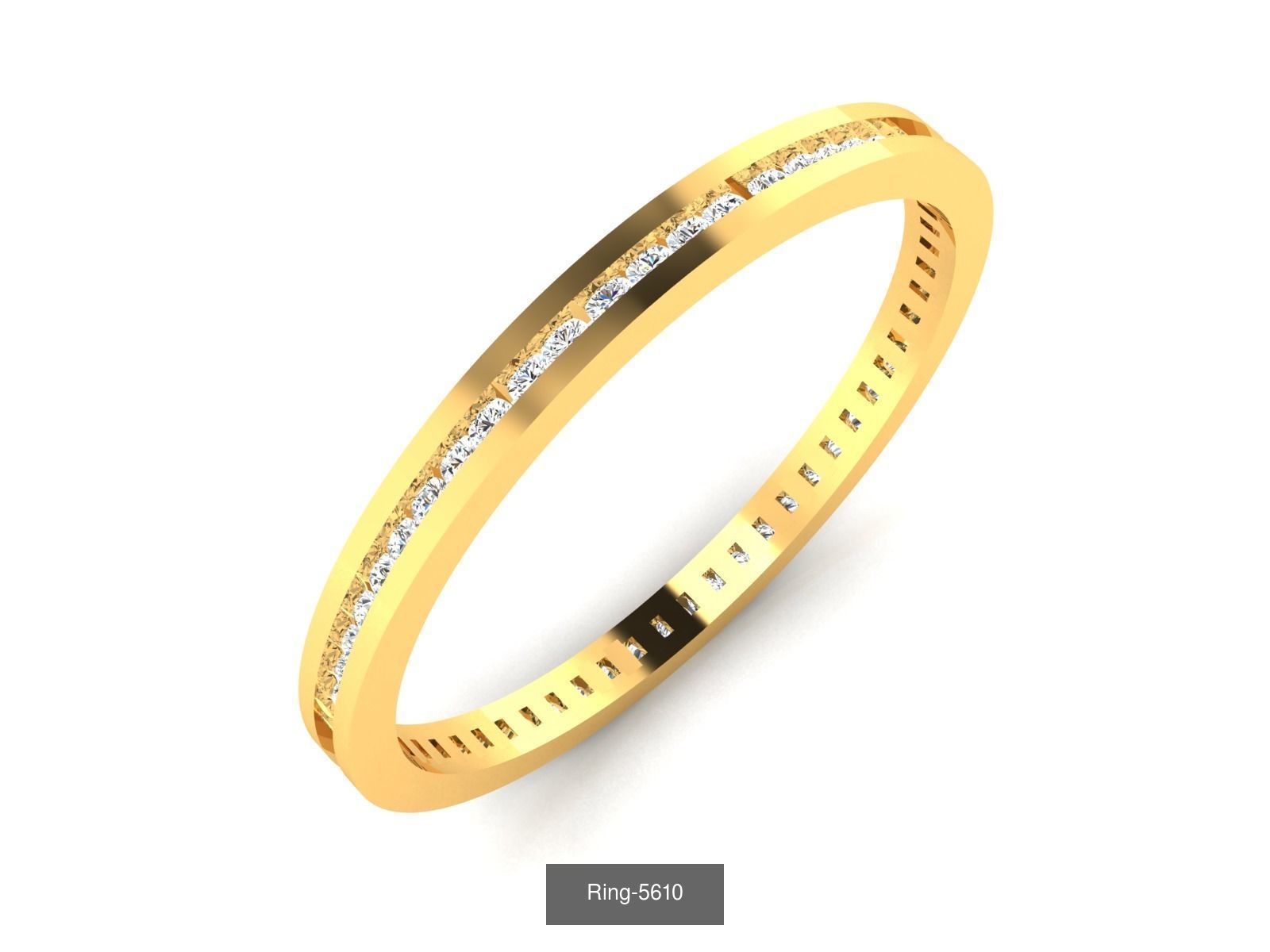 62 Bands Rings 3dm render details 3D Model Collection_14