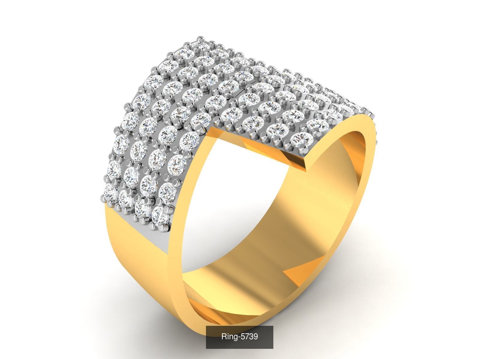 62 Bands Rings 3dm render details 3D Model Collection_10