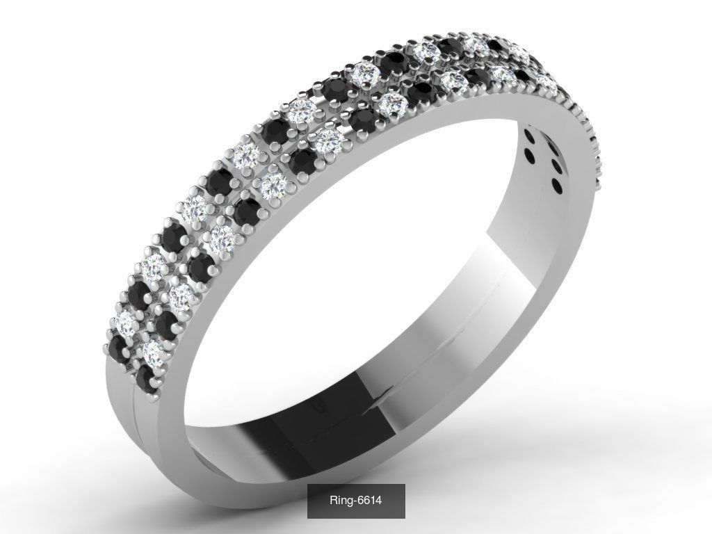62 Bands Rings 3dm render details 3D Model Collection_36