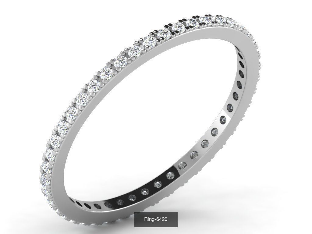 62 Bands Rings 3dm render details 3D Model Collection_71