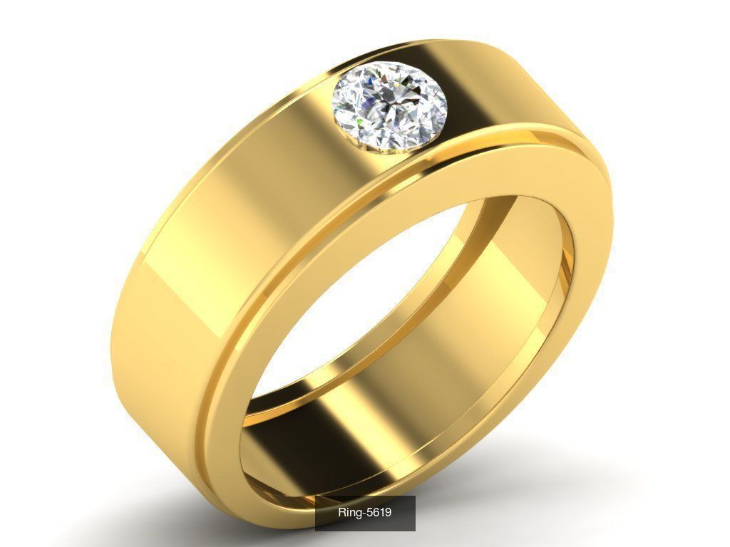 62 Bands Rings 3dm render details 3D Model Collection_13