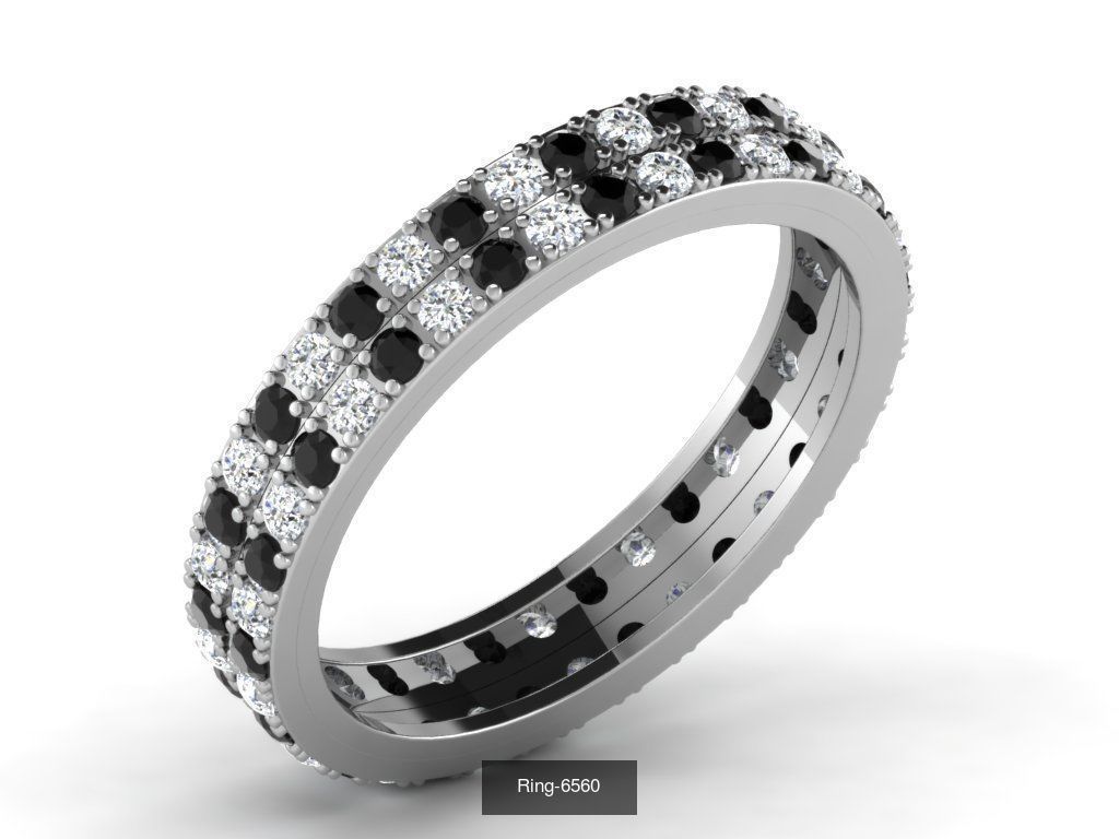 62 Bands Rings 3dm render details 3D Model Collection_47