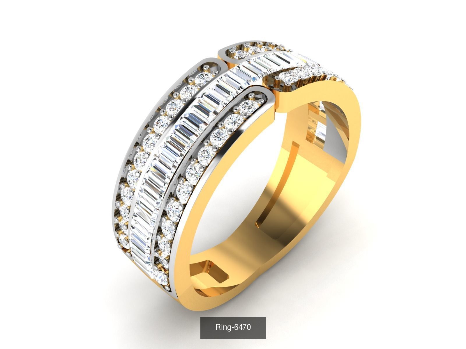 62 Bands Rings 3dm render details 3D Model Collection_67