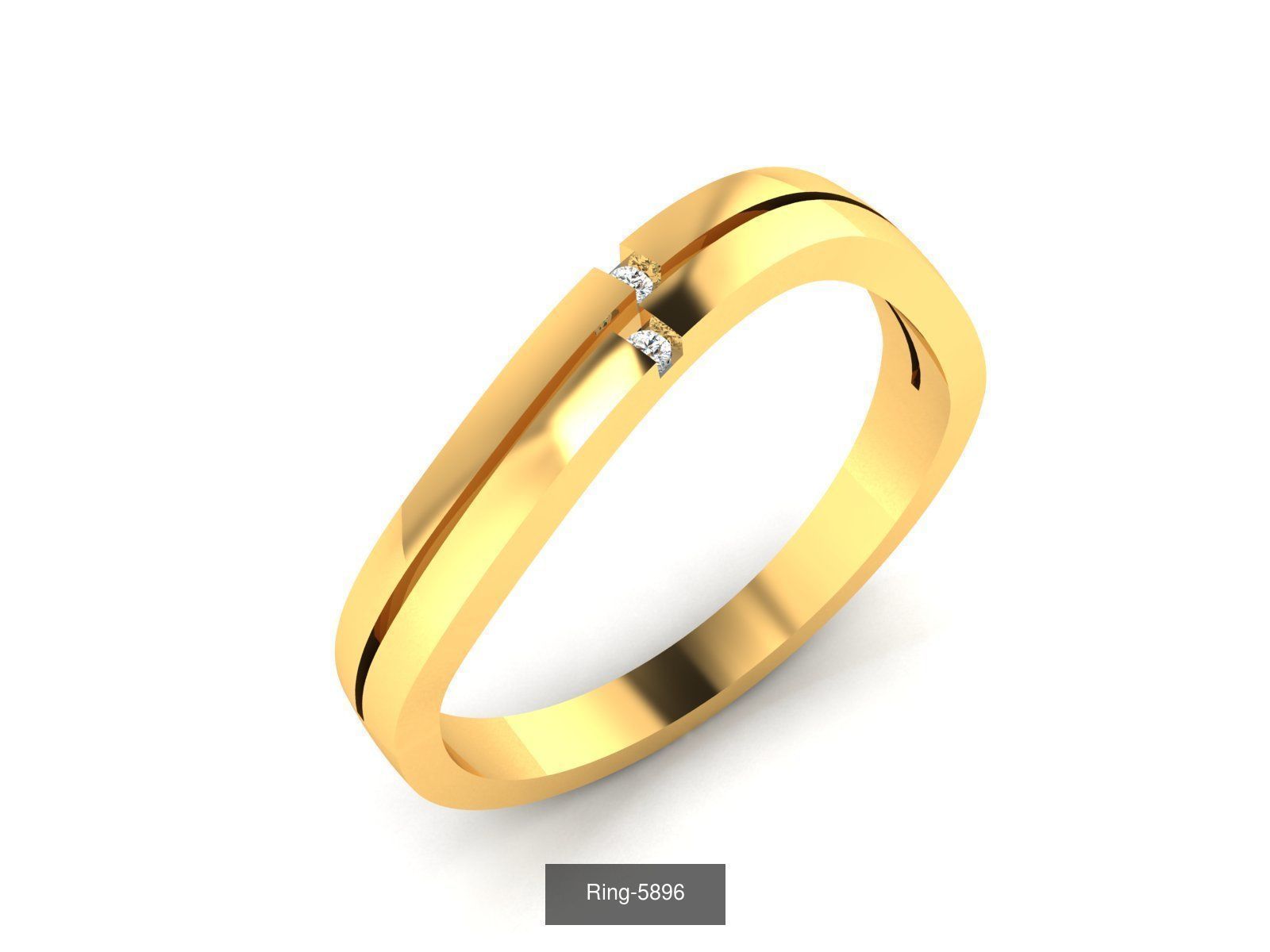 62 Bands Rings 3dm render details 3D Model Collection_22