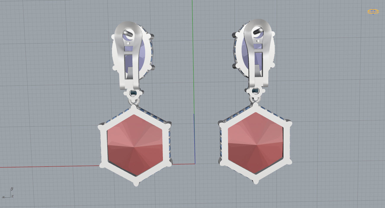 Earrings 09 3D print model_8