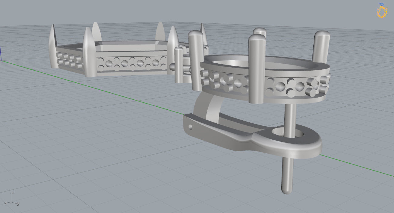 Earrings 09 3D print model_10