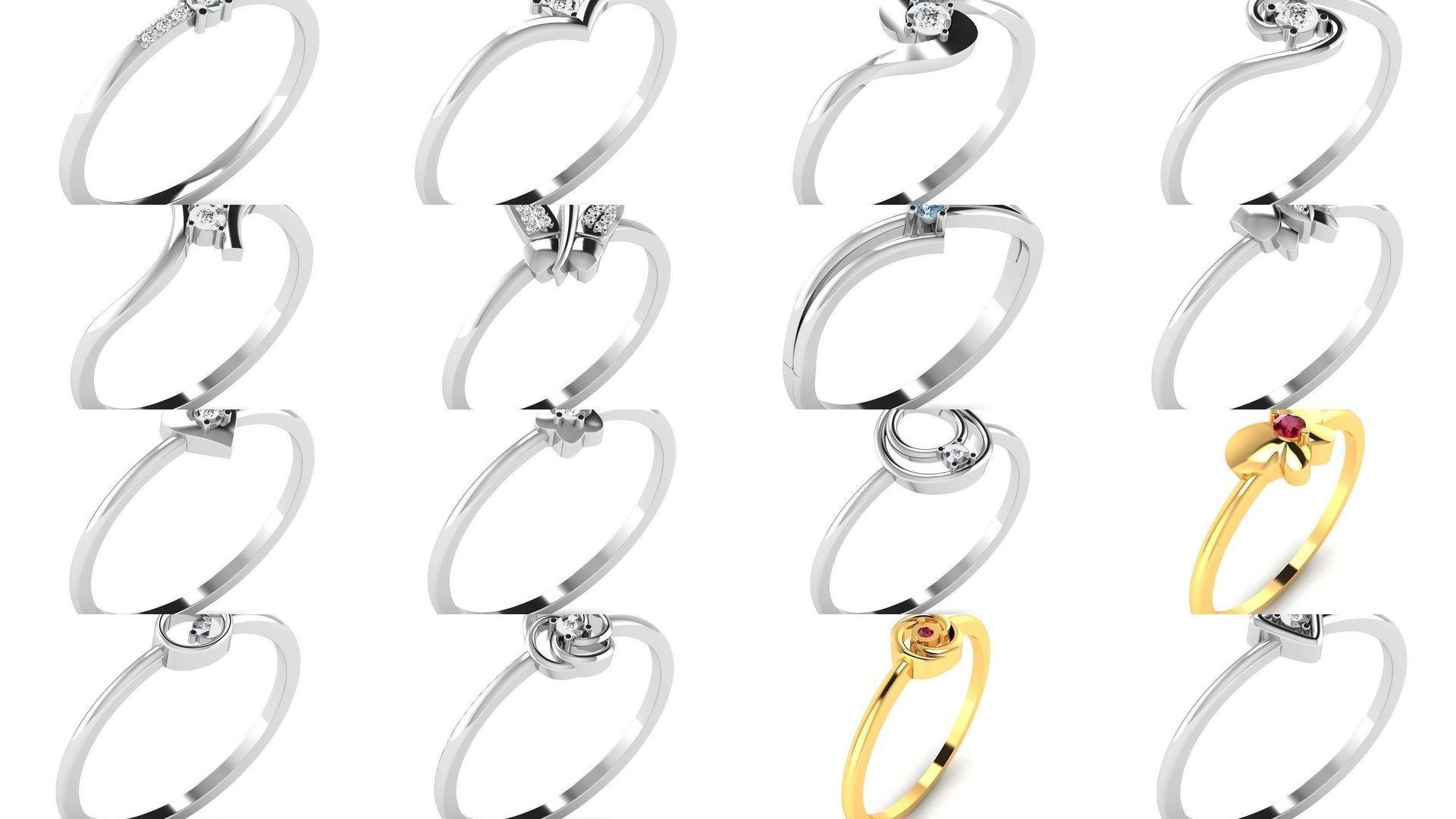 217 Thin Shank 3dm render details 3D Model Collection_4