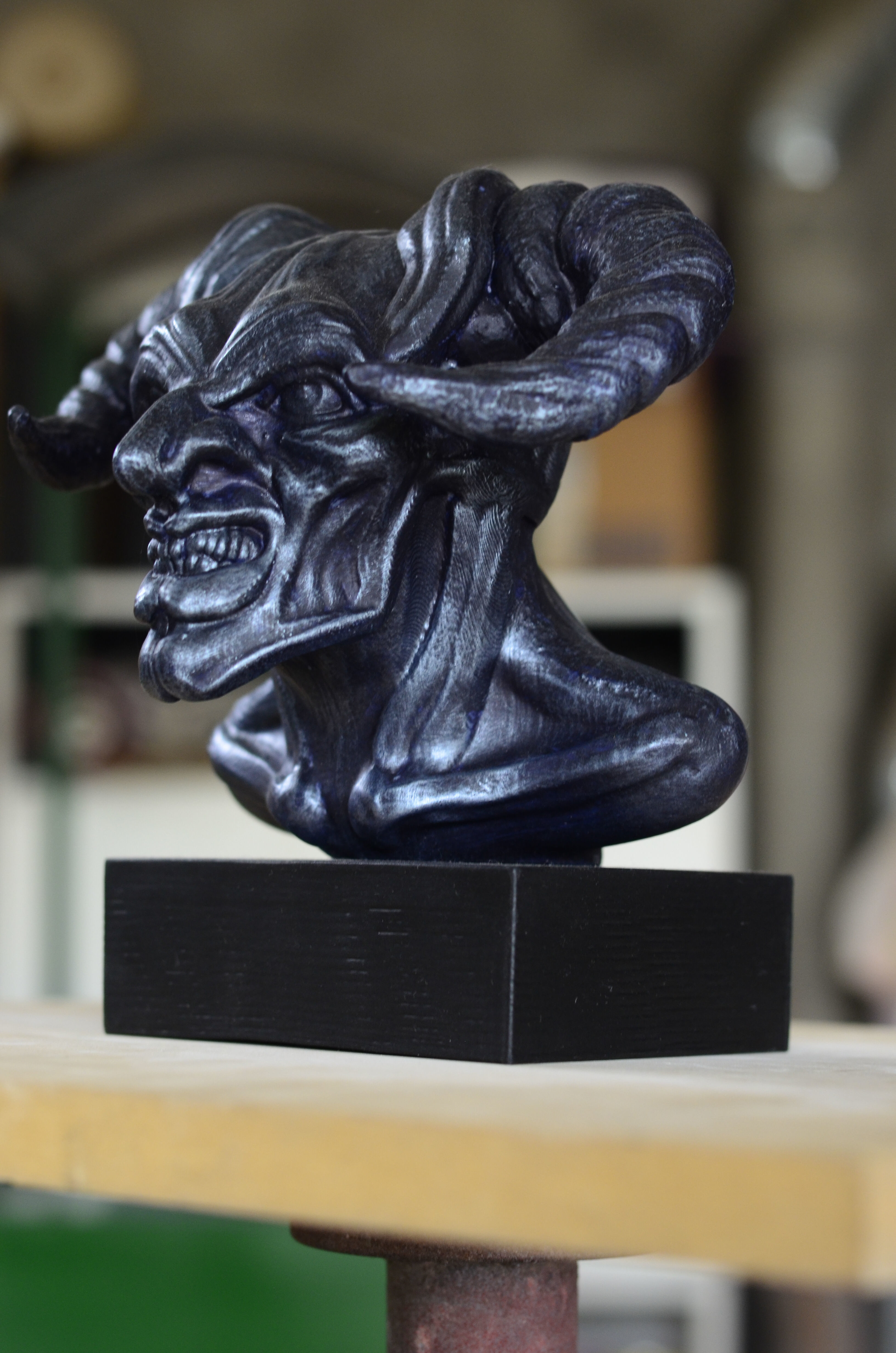 Deamon Head 3D print model_2