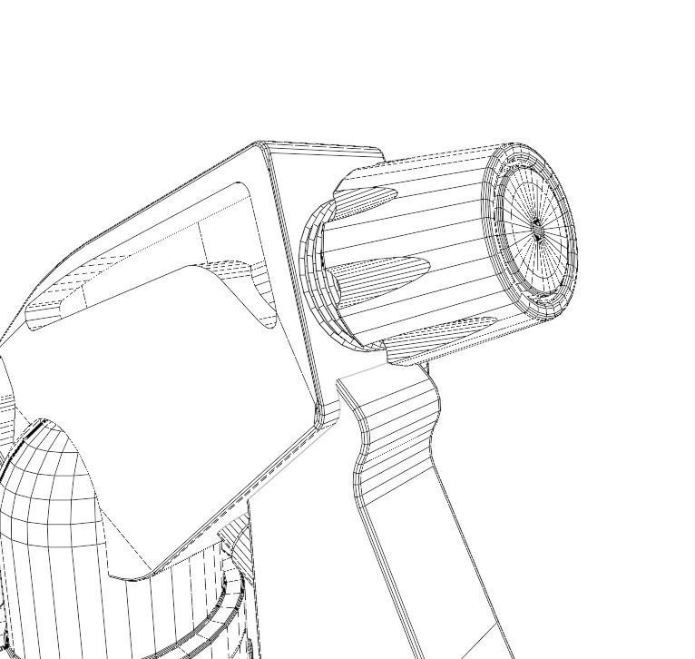 Manual sprayer 3D model_12