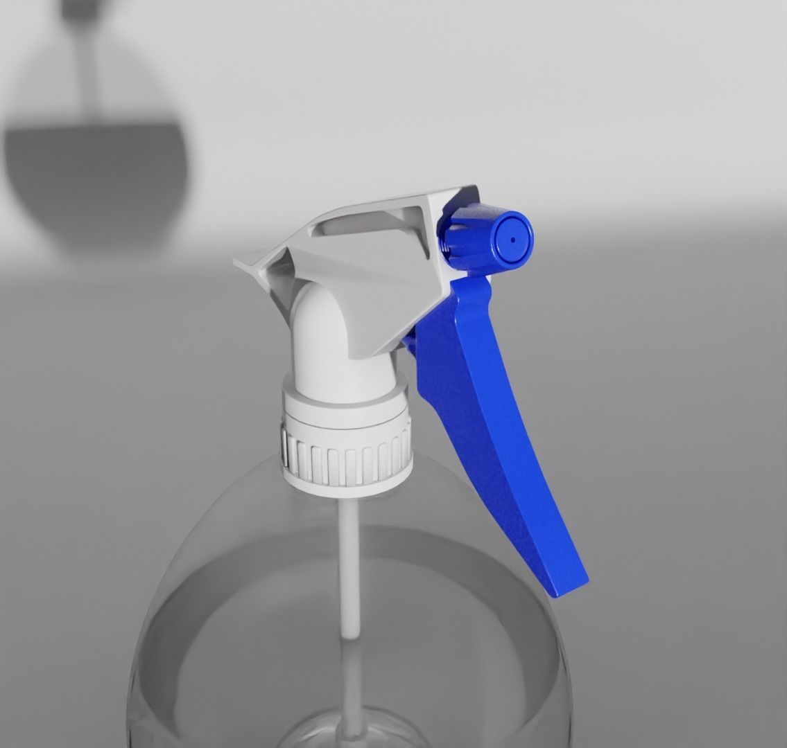 Manual sprayer 3D model_4