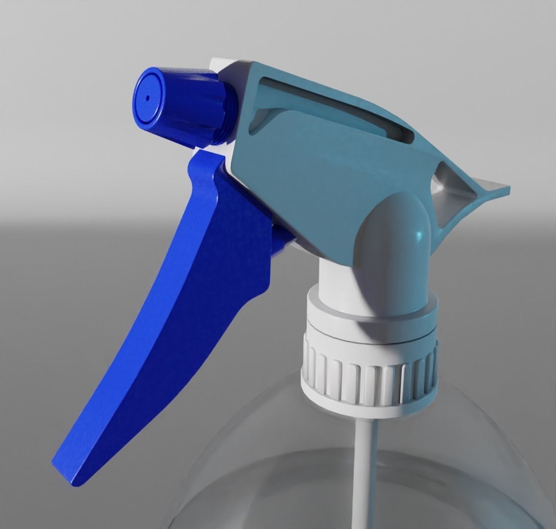 Manual sprayer 3D model_3