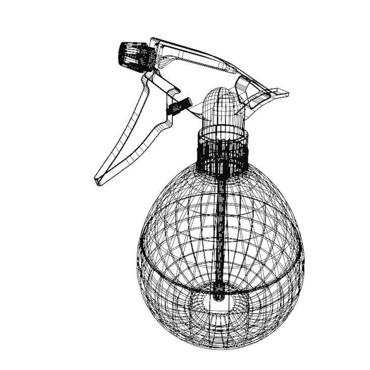 Manual sprayer 3D model_11